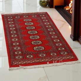 Pakistani Bokhara rug 79x129 handmade oriental wool rug