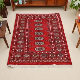 Pakistani Bokhara rug 79x123 handmade oriental wool rug