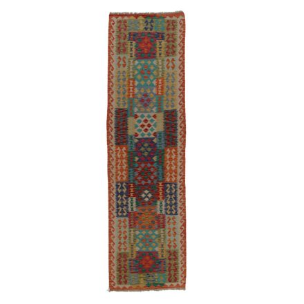 Chobi Kelim rug 85x306 hand woven afghan Kilim