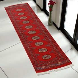   Runner carpet Bukhara 62x185  handmade pakistani carpet for corridor or hallways