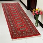 Runner rug Bokhara 63x180 handmade pakistani rug for corridor or hallways