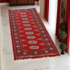 Runner rug Bokhara 63x181 handmade pakistani rug for corridor or hallways