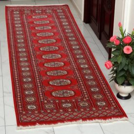   Runner carpet Bokhara 64x184 handmade pakistani carpet for corridor or hallways