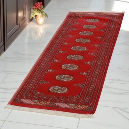 Runner rug Bokhara 63x183 handmade pakistani rug for corridor or hallways