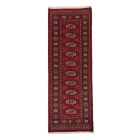 Runner rug Bokhara 64x177 handmade pakistani rug for corridor or hallways