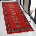 Runner rug Bokhara 62x183 handmade pakistani rug for corridor or hallways