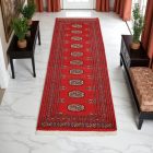 Runner rug Bokhara 60x196 handmade pakistani rug for corridor or hallways