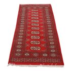 Runner rug red Bokhara 65x176 handmade Pakistani rug