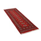 Runner rug red Bokhara 65x176 handmade Pakistani rug