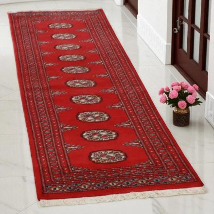 Runner rug Bokhara 62x186 handmade pakistani rug for corridor or hallways