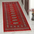 Runner rug Bokhara 65x176 handmade pakistani rug for corridor or hallways