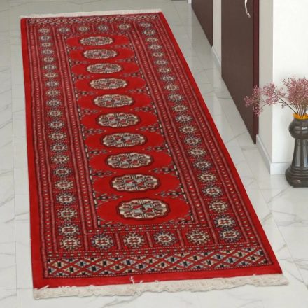 Runner rug Bokhara 65x176 handmade pakistani rug for corridor or hallways