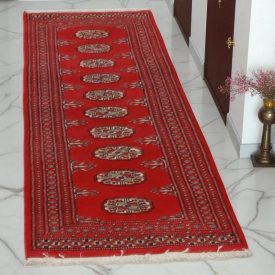  Runner carpet Bokhara 63x193 handmade pakistani carpet for corridor or hallways