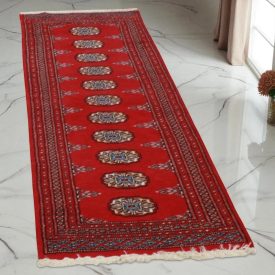   Runner rug Bokhara 62x187 handmade pakistani rug for corridor or hallways