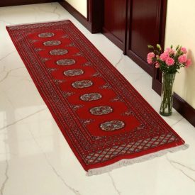   Runner carpet Bokhara 64x179 handmade pakistani carpet for corridor or hallways