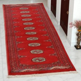   Runner carpet Bokhara 65x184 handmade pakistani carpet for corridor or hallways