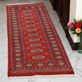   Runner carpet Bokhara 64x186 handmade pakistani carpet for corridor or hallways