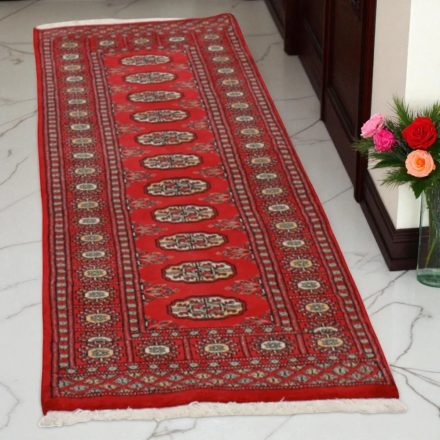 Runner carpet Mauri 64x186 handmade pakistani carpet for corridor or hallways