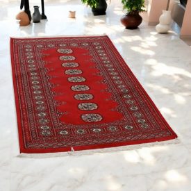 Pakistani Bokhara rug 92x160 handmade oriental wool rug