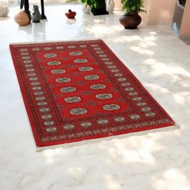 Pakistani Bokhara rug 97x154 handmade oriental wool rug