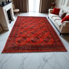 Afghan carpet Elephant Foot 196x298 handmade oriental wool carpet for living room