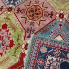 Kazak carpet 167x240 handmade oriental carpet for living room