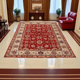Kazak carpet 209x297 handmade Afghan carpet for living room