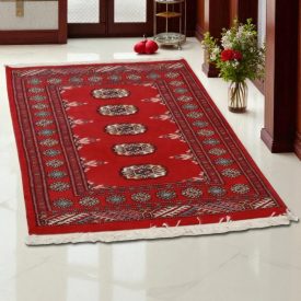 Pakistani rug Bokhara 78x112 handmade oriental wool rug