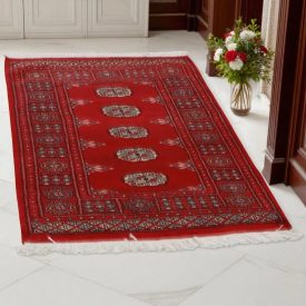Pakistani Bokhara rug 79x124 handmade oriental wool rug