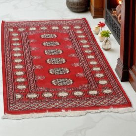 Pakistani Bokhara rug 79x125 handmade oriental wool rug