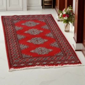 Pakistani rug red Jaldar 77x124 handmade oriental rug