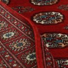 Pakistani rug red Bokhara 92x152 handmade oriental rug