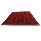 Large oriental rug red Bokhara 278x372 handmade Pakistani rug for living room
