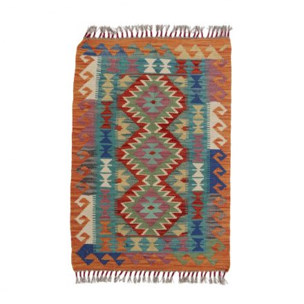 Wool Kelim Chobi 64x93 handwoven Afghan Kilim rug