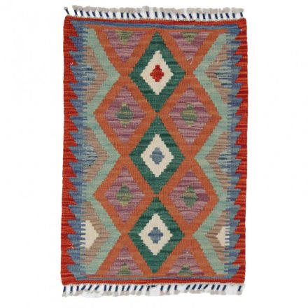 Wool Kelim rug Chobi 61x87 handwoven Afghan Kilim rug