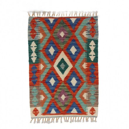 Wool Kelim rug Chobi 60x86 handwoven Afghan Kilim rug