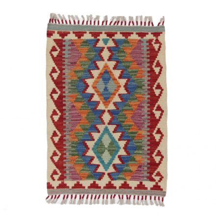 Wool Kelim rug Chobi 61x84 handwoven Afghan Kilim rug