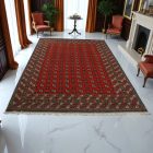 Oriental carpet Aqchai Bokhara 207x296 handmade afghan wool carpet