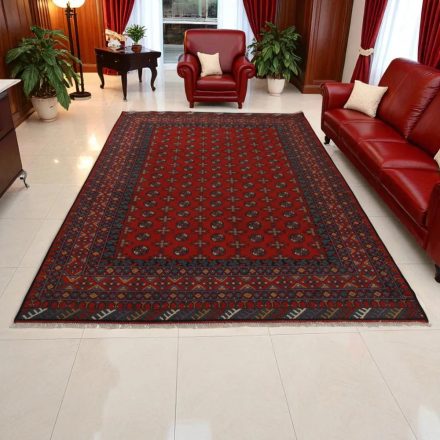 Oriental carpet Aqchai Bokhara 200x282 handmade afghan wool carpet