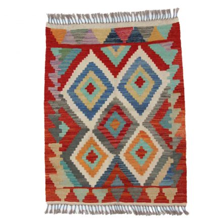 Wool Kelim Chobi 88x115 handmade Afghan Kilim rug