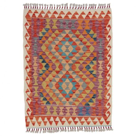 Wool Kelim Chobi 92x120 handmade Afghan Kilim rug