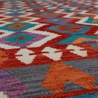 Wool Kilim rug Chobi 203x296 hand woven Afghan Kilim rug