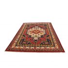 Oriental carpet burgundy-beige Kargai 199x292 handmade Afghan wool carpet for living room