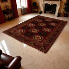Oriental Carpet 200x296 handmade Afghan wool carpet for living room