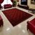 Afghan carpet burgundy Ersari 253x343 handmade oriental wool carpet for living room
