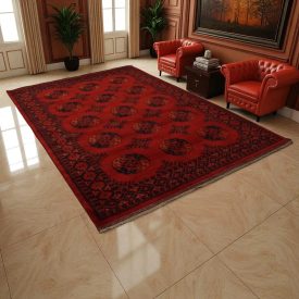 Oriental carpet 59x92 handmade Afghan wool carpet