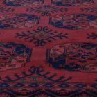 Oriental carpet burgundy Ersari 205x295 handmade Afghan wool carpet for living room