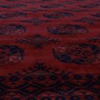 Oriental carpet burgundy Ersari 204x294 handmade Afghan wool carpet for living room