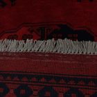 Oriental carpet burgundy Ersari 204x294 handmade Afghan wool carpet for living room