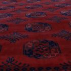 Oriental carpet burgundy Ersari 195x294 handmade Afghan wool carpet for living room